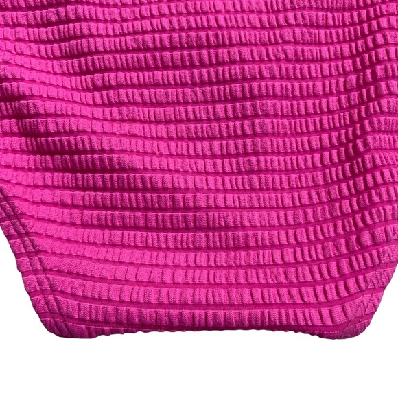 Salt and Cove Pink Textured Lined Hipster Bikini Swim Bottom Medium M - Picture 10 of 14